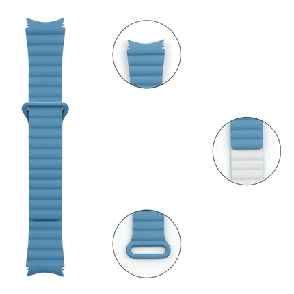 For Samsung Galaxy Watch5 Silicone Magnetic Watch Band, 20mm, 22mm - DealBuddy