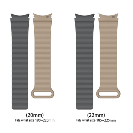 For Samsung Galaxy Watch5 Silicone Magnetic Watch Band, 20mm, 22mm - DealBuddy