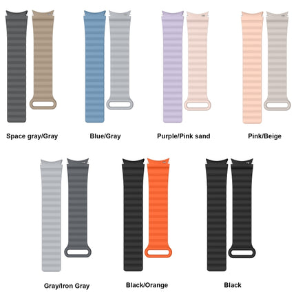 For Samsung Galaxy Watch5 Silicone Magnetic Watch Band, 20mm, 22mm - DealBuddy