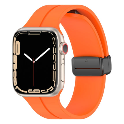Solid Color Silicone Watch Band, For Apple Watch Ultra 49mm / Series 8&7 45mm / SE 2&6&SE&5&4 44mm, For Apple Watch Series 8&7 41mm / SE 2&6&SE&5&4 40mm / 3&2&1 38mm