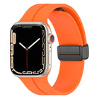 Solid Color Silicone Watch Band, For Apple Watch Ultra 49mm / Series 8&7 45mm / SE 2&6&SE&5&4 44mm, For Apple Watch Series 8&7 41mm / SE 2&6&SE&5&4 40mm / 3&2&1 38mm - DealBuddy