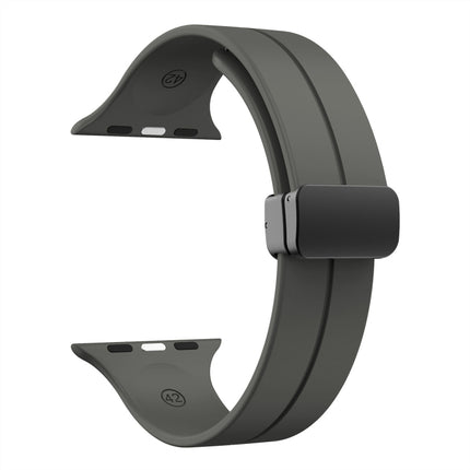 Solid Color Silicone Watch Band, For Apple Watch Ultra 49mm / Series 8&7 45mm / SE 2&6&SE&5&4 44mm, For Apple Watch Series 8&7 41mm / SE 2&6&SE&5&4 40mm / 3&2&1 38mm
