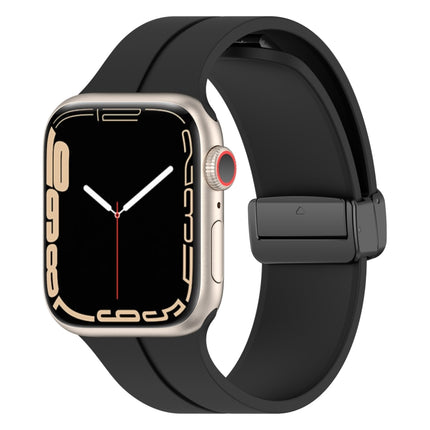 Solid Color Silicone Watch Band, For Apple Watch Ultra 49mm / Series 8&7 45mm / SE 2&6&SE&5&4 44mm, For Apple Watch Series 8&7 41mm / SE 2&6&SE&5&4 40mm / 3&2&1 38mm
