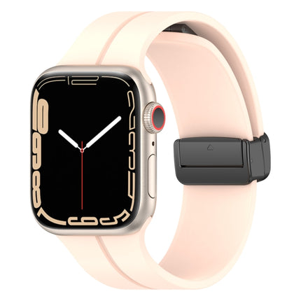Solid Color Silicone Watch Band, For Apple Watch Ultra 49mm / Series 8&7 45mm / SE 2&6&SE&5&4 44mm, For Apple Watch Series 8&7 41mm / SE 2&6&SE&5&4 40mm / 3&2&1 38mm
