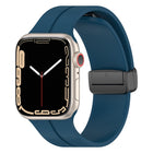 Solid Color Silicone Watch Band, For Apple Watch Ultra 49mm / Series 8&7 45mm / SE 2&6&SE&5&4 44mm, For Apple Watch Series 8&7 41mm / SE 2&6&SE&5&4 40mm / 3&2&1 38mm - DealBuddy