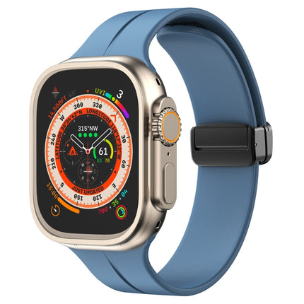 Solid Color Silicone Watch Band, For Apple Watch Ultra 49mm / Series 8&7 45mm / SE 2&6&SE&5&4 44mm, For Apple Watch Series 8&7 41mm / SE 2&6&SE&5&4 40mm / 3&2&1 38mm