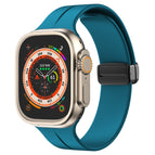 For Apple Watch Ultra 49mm / Series 8&7 45mm / SE 2&6&SE&5&4 44mm / Cyan