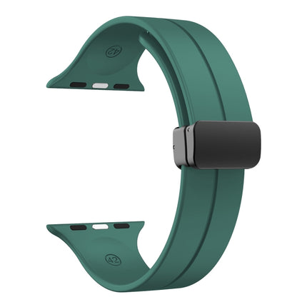 Solid Color Silicone Watch Band, For Apple Watch Ultra 49mm / Series 8&7 45mm / SE 2&6&SE&5&4 44mm, For Apple Watch Series 8&7 41mm / SE 2&6&SE&5&4 40mm / 3&2&1 38mm - DealBuddy