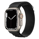 Silver Buckle Nylon Watch Band, For Apple Watch Ultra 49mm / Series 8&7 45mm / SE 2&6&SE&5&4 44mm, For Apple Watch Series 8&7 41mm / SE 2&6&SE&5&4 40mm / 3&2&1 38mm - DealBuddy