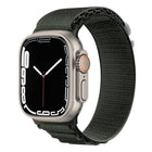 Silver Buckle Nylon Watch Band