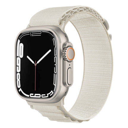 Silver Buckle Nylon Watch Band, For Apple Watch Ultra 49mm / Series 8&7 45mm / SE 2&6&SE&5&4 44mm, For Apple Watch Series 8&7 41mm / SE 2&6&SE&5&4 40mm / 3&2&1 38mm - DealBuddy