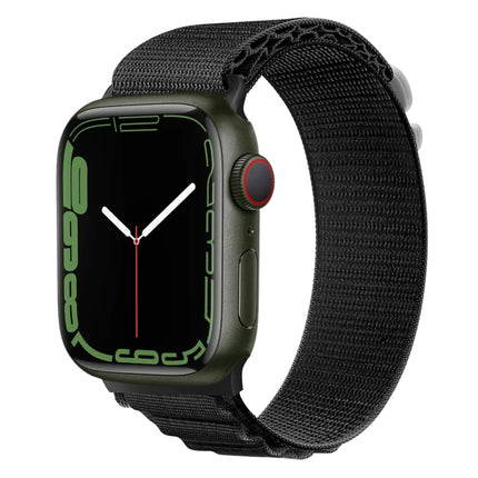 Silver Buckle Nylon Watch Band, For Apple Watch Ultra 49mm / Series 8&7 45mm / SE 2&6&SE&5&4 44mm, For Apple Watch Series 8&7 41mm / SE 2&6&SE&5&4 40mm / 3&2&1 38mm - DealBuddy