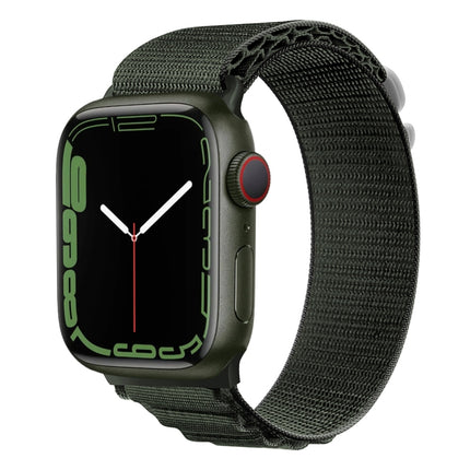 Silver Buckle Nylon Watch Band, For Apple Watch Ultra 49mm / Series 8&7 45mm / SE 2&6&SE&5&4 44mm, For Apple Watch Series 8&7 41mm / SE 2&6&SE&5&4 40mm / 3&2&1 38mm - DealBuddy
