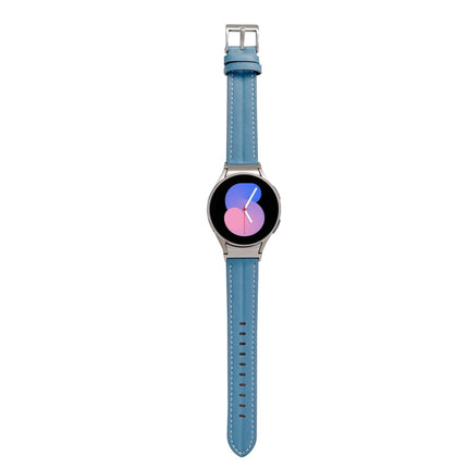 Grooved Genuine Leather Watch Band, For Samsung Galaxy Watch5 40mm / 44mm - DealBuddy