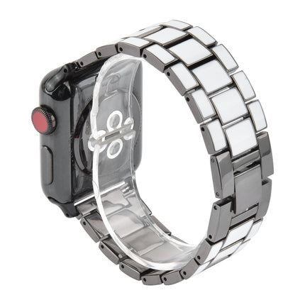 Epoxy Metal Watchband, For Apple Watc 5 & 4 44mm / 3 & 2 & 1 42mm - DealBuddy