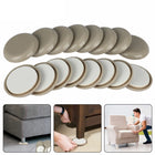 16 in 1 25mm Round Table Chairs Non-slip Foot Mat