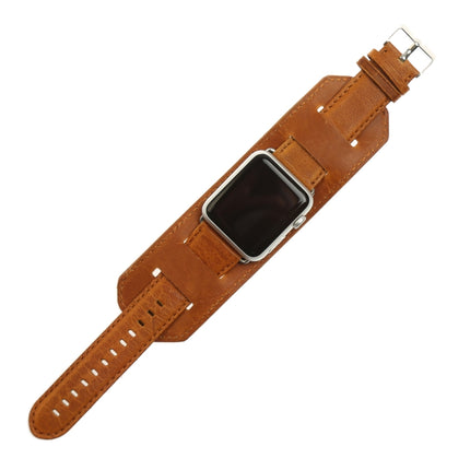 Crazy Horse Texture Bracelet Watchband, For Apple Watch 5 & 4 40mm / 3 & 2 & 1 38mm, For Apple Watch 5 & 4 44mm / 3 & 2 & 1 42mm - DealBuddy