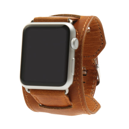 Crazy Horse Texture Bracelet Watchband, For Apple Watch 5 & 4 40mm / 3 & 2 & 1 38mm, For Apple Watch 5 & 4 44mm / 3 & 2 & 1 42mm - DealBuddy