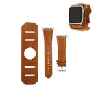 For Apple Watch 5 & 4 44mm / 3 & 2 & 1 42mm / Light Brown