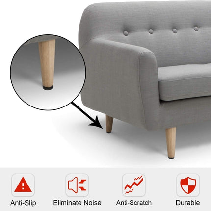 40 in 1 38mm Round Plaid EVA Table Sofa Slip-proof Noise-reducing Foot Pads