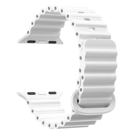 Silicone Watch Band, For Apple Watch Ultra 49mm / Series 8&7 45mm / SE 2&6&SE&5&4 44mm, For Apple Watch Series 8&7 41mm / SE 2&6&SE&5&4 40mm / 3&2&1 38mm - DealBuddy