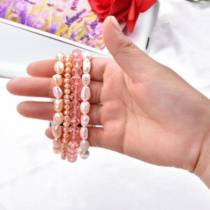 Pearl Crystal Watchband, For Apple Watch 5 & 4 40mm / 3 & 2 & 1 38mm, For Apple Watch 5 & 4 44mm / 3 & 2 & 1 42mm - DealBuddy