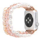 Pearl Crystal Watchband, For Apple Watch 5 & 4 40mm / 3 & 2 & 1 38mm, For Apple Watch 5 & 4 44mm / 3 & 2 & 1 42mm - DealBuddy