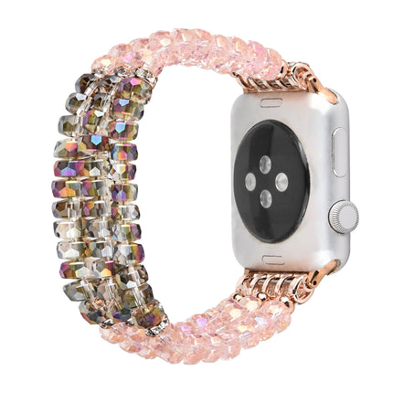 Pearl Crystal Watchband, For Apple Watch 5 & 4 40mm / 3 & 2 & 1 38mm, For Apple Watch 5 & 4 44mm / 3 & 2 & 1 42mm - DealBuddy