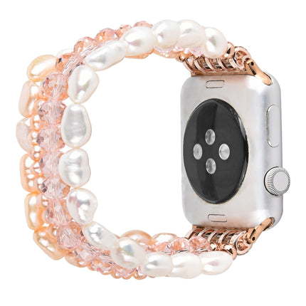Pearl Crystal Watchband, For Apple Watch 5 & 4 40mm / 3 & 2 & 1 38mm, For Apple Watch 5 & 4 44mm / 3 & 2 & 1 42mm - DealBuddy