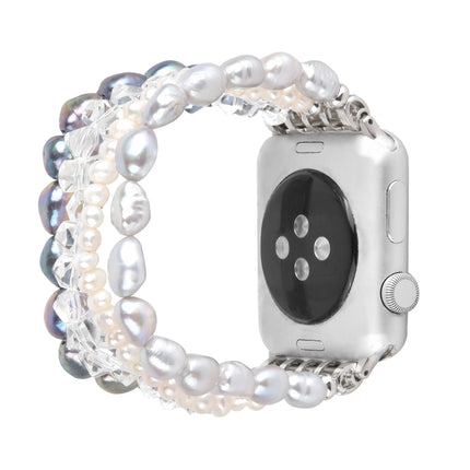 Pearl Crystal Watchband, For Apple Watch 5 & 4 40mm / 3 & 2 & 1 38mm, For Apple Watch 5 & 4 44mm / 3 & 2 & 1 42mm - DealBuddy