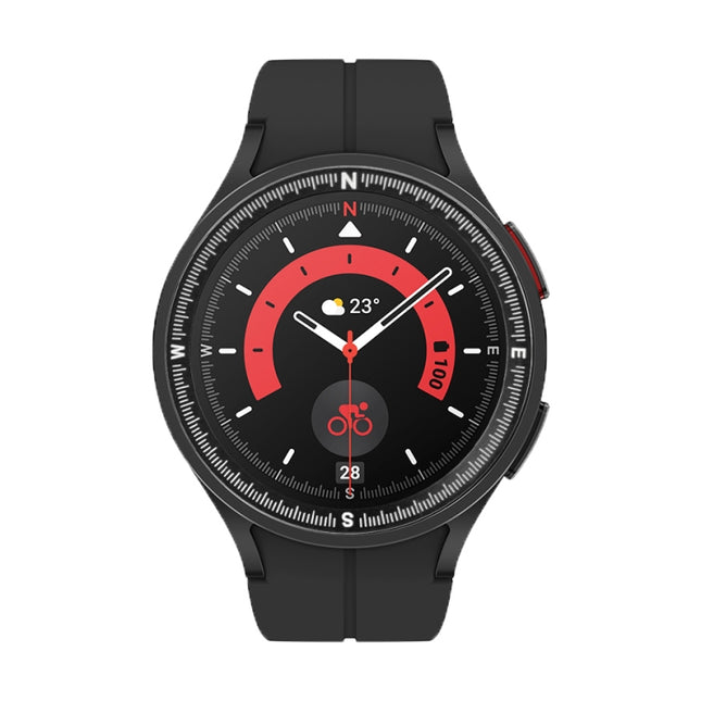 Compass Scale Metal Watch Bezel, For Samsung Galaxy Watch 5 Pro - DealBuddy