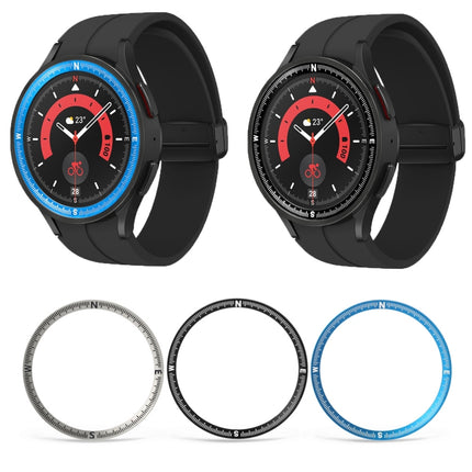 Compass Scale Metal Watch Bezel, For Samsung Galaxy Watch 5 Pro - DealBuddy