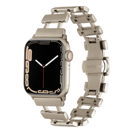 Hollow Stainless Steel Watch Band, For Apple Watch Ultra 49mm / Series 8&7 45mm, For Apple Watch Series 8&7 41mm / SE 2&6&SE&5&4 40mm - DealBuddy