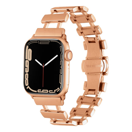 Hollow Stainless Steel Watch Band, For Apple Watch Ultra 49mm / Series 8&7 45mm, For Apple Watch Series 8&7 41mm / SE 2&6&SE&5&4 40mm - DealBuddy
