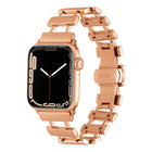 Hollow Stainless Steel Watch Band, For Apple Watch Ultra 49mm / Series 8&7 45mm, For Apple Watch Series 8&7 41mm / SE 2&6&SE&5&4 40mm - DealBuddy