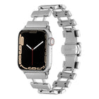 Hollow Stainless Steel Watch Band, For Apple Watch Ultra 49mm / Series 8&7 45mm, For Apple Watch Series 8&7 41mm / SE 2&6&SE&5&4 40mm - DealBuddy
