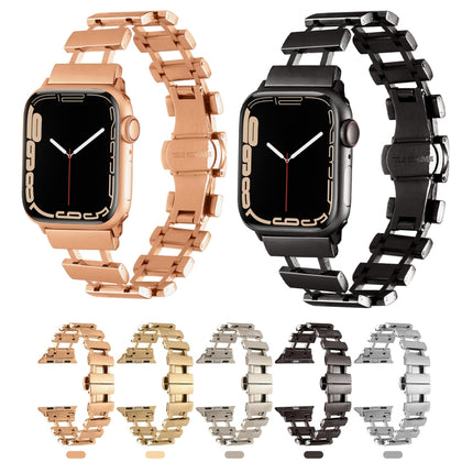 Hollow Stainless Steel Watch Band, For Apple Watch Ultra 49mm / Series 8&7 45mm, For Apple Watch Series 8&7 41mm / SE 2&6&SE&5&4 40mm - DealBuddy