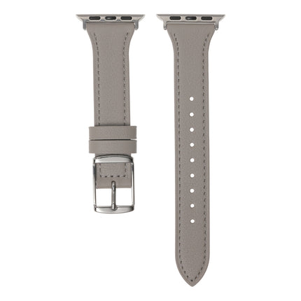 Genuine Leather Breathable Watch Band For Apple Watch, Series 8&7 45mm / SE 2&6&SE&5&4 44mm / 3&2&1 42mm, Series 8&7 41mm / SE 2&6&SE&5&4 40mm / 3&2&1 38mm - DealBuddy