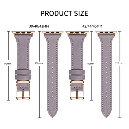 Genuine Leather Breathable Watch Band For Apple Watch, Series 8&7 45mm / SE 2&6&SE&5&4 44mm / 3&2&1 42mm, Series 8&7 41mm / SE 2&6&SE&5&4 40mm / 3&2&1 38mm - DealBuddy
