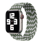 For Apple Watch Series 8&7 41mm,135mm / W Green Grey