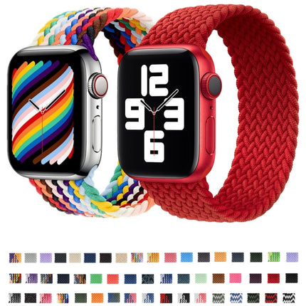 Nylon Single-turn Braided Watch Band For Apple Watch Series 8&7 41mm / SE 2&6&SE&5&4 40mm / 3&2&1 38mm, For Apple Watch Series 8&7 41mm,135mm, For Apple Watch Series 8&7 41mm, 135mm - DealBuddy