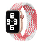 Nylon Single-turn Braided Watch Band For Apple Watch Series 8&7 41mm / SE 2&6&SE&5&4 40mm / 3&2&1 38mm, For Apple Watch Series 8&7 41mm,145mm, For Apple Watch Series 8&7 41mm, 145mm - DealBuddy