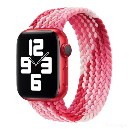 Nylon Single-turn Braided Watch Band For Apple Watch Series 8&7 41mm / SE 2&6&SE&5&4 40mm / 3&2&1 38mm, For Apple Watch Series 8&7 41mm,145mm, For Apple Watch Series 8&7 41mm, 145mm - DealBuddy