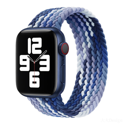 Nylon Single-turn Braided Watch Band For Apple Watch Series 8&7 41mm / SE 2&6&SE&5&4 40mm / 3&2&1 38mm, For Apple Watch Series 8&7 41mm,145mm, For Apple Watch Series 8&7 41mm, 145mm - DealBuddy