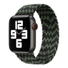 Nylon Single-turn Braided Watch Band For Apple Watch Series 8&7 41mm / SE 2&6&SE&5&4 40mm / 3&2&1 38mm