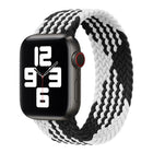Nylon Single-turn Braided Watch Band For Apple Watch Series 8&7 41mm / SE 2&6&SE&5&4 40mm / 3&2&1 38mm