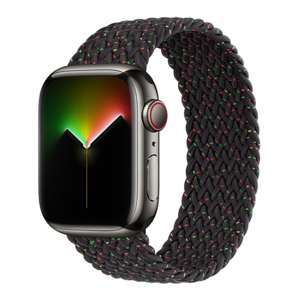 Nylon Single-turn Braided Watch Band For Apple Watch Series 8&7 41mm / SE 2&6&SE&5&4 40mm / 3&2&1 38mm
