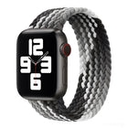 Nylon Single-turn Braided Watch Band For Apple Watch Series 8&7 41mm / SE 2&6&SE&5&4 40mm / 3&2&1 38mm