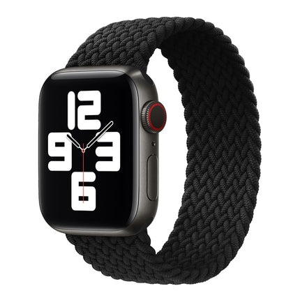 Nylon Single-turn Braided Watch Band For Apple Watch Series 8&7 41mm / SE 2&6&SE&5&4 40mm / 3&2&1 38mm