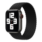 Nylon Single-turn Braided Watch Band For Apple Watch Series 8&7 41mm / SE 2&6&SE&5&4 40mm / 3&2&1 38mm